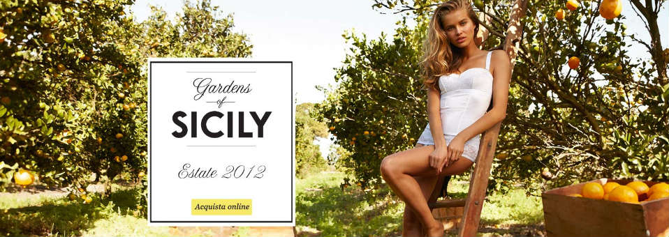 Gardens of Sicily, la collezione estate 2012 di Intimissimi