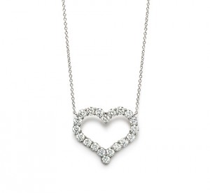 pendente di diamanti Tiffany Hearts